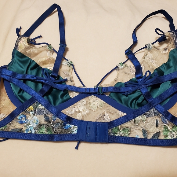 NWOT For Love and Lemons Ikat Embroidered Bralette/Bra - Picture 4 of 4